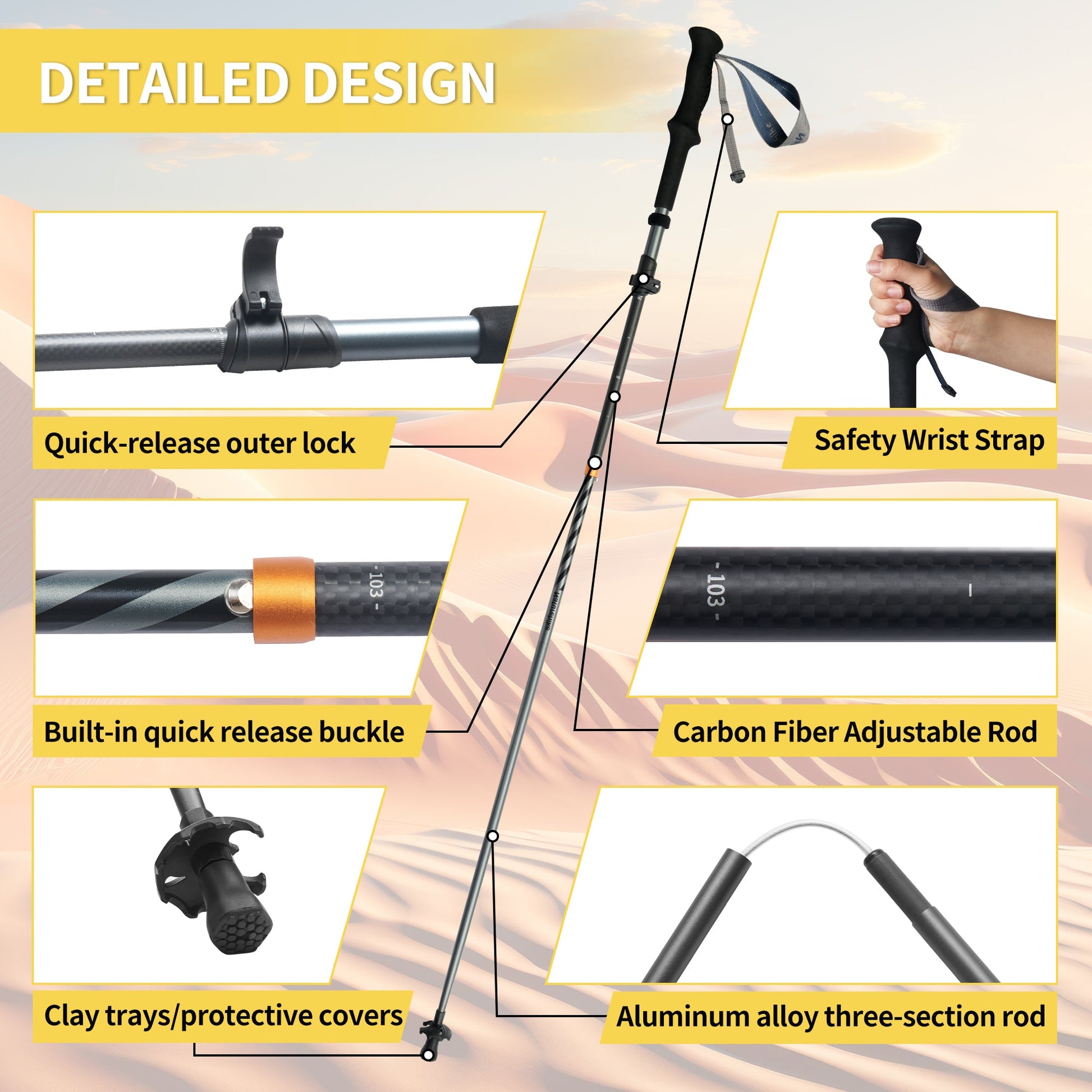Naturehike Gale Terk UL Trekking Poles