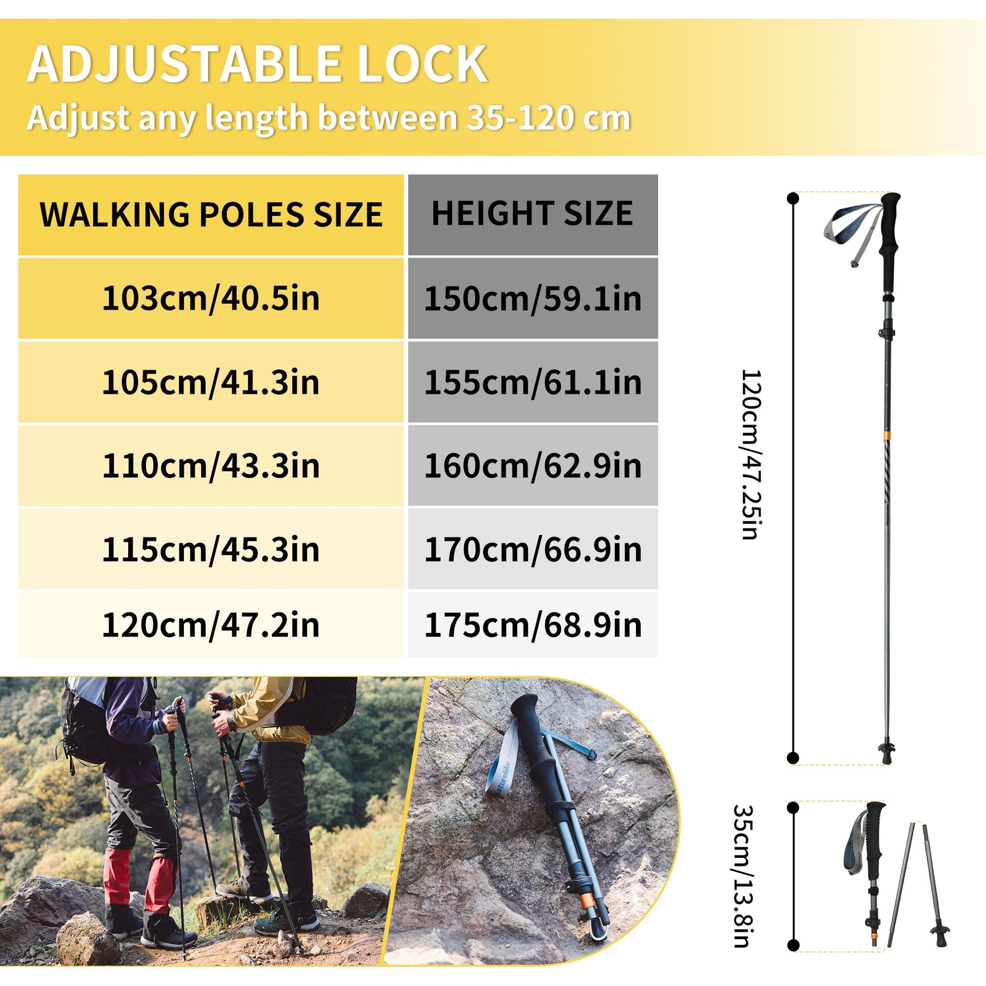 Naturehike Gale Terk UL Trekking Poles