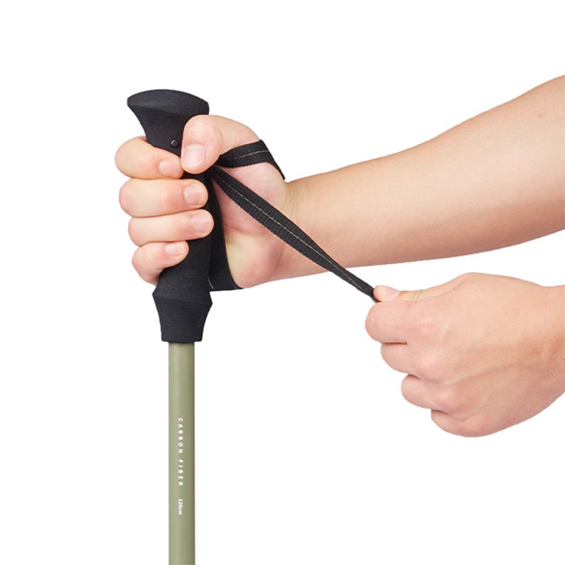 First Snow EXT1 - 3-Section Carbon Fiber Trekking Pole