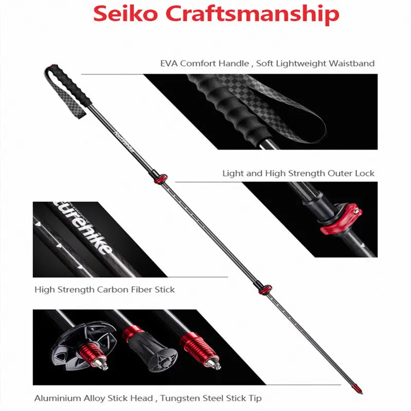 ST10 Ultralight Telescopic Trekking Pole
