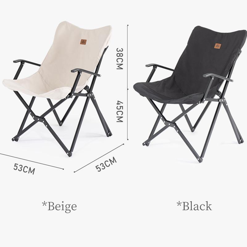 Armrests Backrest Folding Camping Chair